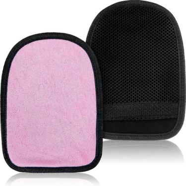 Imagem de Luva Sand Wipe Off Skylety, 2 peças para viagem à praia, rosa