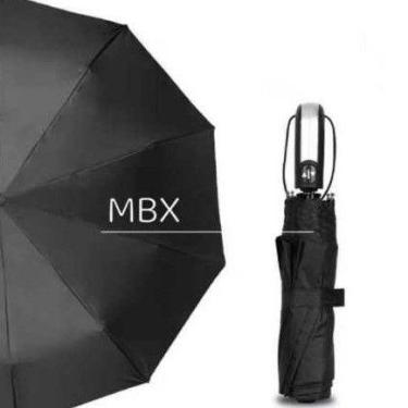 Imagem de Guarda Chuva Automático Abre E Fecha Reforçado Contra Vento Proteção S