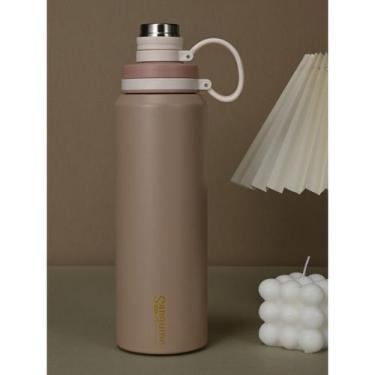 Imagem de Garrafa Térmica Aço Inox A Vacuum Bottle Resistente 800ml - BC-014, Be