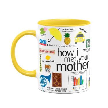 Imagem de Caneca How i Met Your Mother - Icons Moments B-yellow - JPS INFO