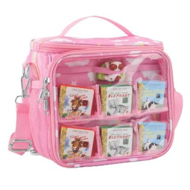 Imagem de Taladad Estojo De Transporte Compatível Com O Conjunto Inicial Livros Story Dream Machine Da Little Tikes, Bolsa Armazenamento Portátil Alça E Ombro Para A Hora História, Golden Book, Personagem Pup