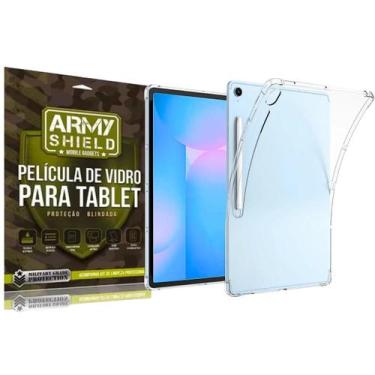 Imagem de Capa Para Galaxy Tab S10 Fe 10.9 + Película De Vidro 3D - Armyshield