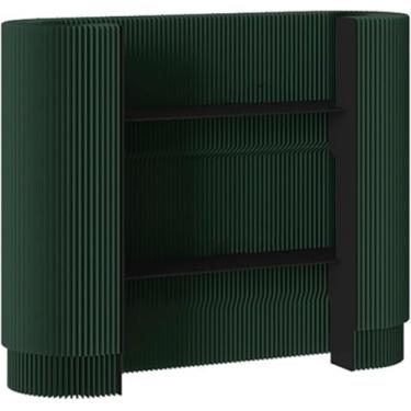 Imagem de Mesa De Escritório Frontal, Mesa De Recepção Moderna, Suporte De Check-out Portátil Curvo Balcão De Checkout De Varejo Mesa De Recepcionista, Para Feiras De Artesanato, E, White