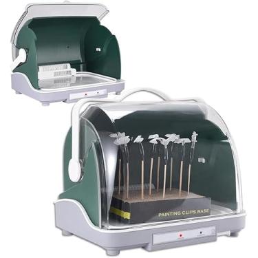 Imagem de Cabine De Secador De Aerógrafo Modelo Hyqg Paitig Cabine De Aerógrafo, Cabine De Pulverização De Aerógrafo Elétrico De 120w Com Ar Frio/quente & Tampa De Poeira, Modelo Paitig Desidratador