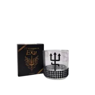 Imagem de Kit Box Exu + Copo De Whisky Exu Tridente Preto - Bialluz