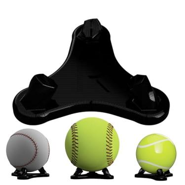 Imagem de Suporte pequeno para exibição de bola - Suporte de bola de beisebol, softbol e tênis - Feito nos EUA - Suporte de exibição de beisebol, suporte de exibição de softball, suporte de exibição de bola de