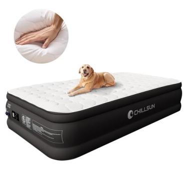 Imagem de Colchão de ar CHILLSUN Twin 18 polegadas com bomba embutida 250 kg