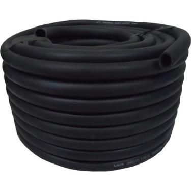 Imagem de Mangueira Trançada Jardim Luxo Doméstica Preta 3/4 - 50m - Elite