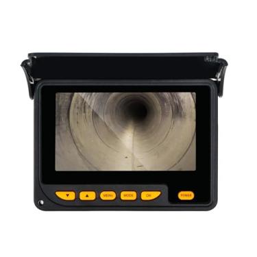Imagem de Câmera de esgoto tela de substituição de 5 polegadas com cartão de 32 GB para tubo de drenagem de esgoto SPRIDRAIN câmera de inspeção de boroscópio com luz de tela DVR de 12 cm, peças de reposição