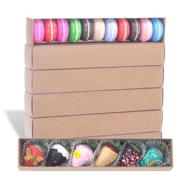 Imagem de Caixas de padaria JCXGRVC, pacote com 50 unidades, 30,5 x 5,7 x 5 cm, 