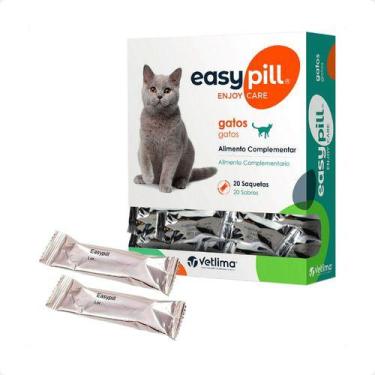 Imagem de Easy Pill Gatos Vetlima Snack Nutritivo - 2 Sachê 10g - Ibasa