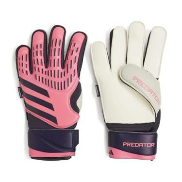 Imagem de adidas Luvas de goleiro unissex Match Fingersave, Turbo/Aurora Black/Turbo, 10