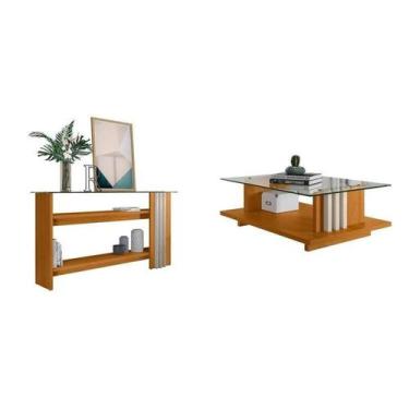 Imagem de Conjunto Aparador e Mesa de Centro Frizz - Espresso Móveis