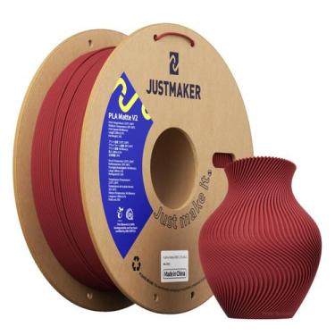 Imagem de Filamento para impressora 3D JUSTMAKER PLA Matte 1,75 mm 1 kg
