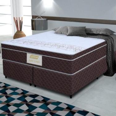 Imagem de Cama Box Conjugado Queen Com Colchão 158x71x198 Saint Louis Gazin Cr35