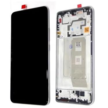 Imagem de Para Xiaomi Poco F5 Pro Display LCD Touch Screen Digitalizador Assembléia para 23013PC75G peças de reposição (branco com moldura)