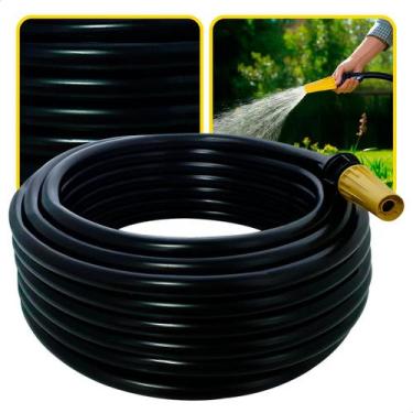 Imagem de Mangueira de Jardim Antitorção Parede Reforçada com Esguicho e União A