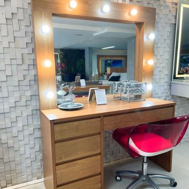 Imagem de Camarim Com Lâmpadas De Led - Berlim-naturale - Mavau Móveis