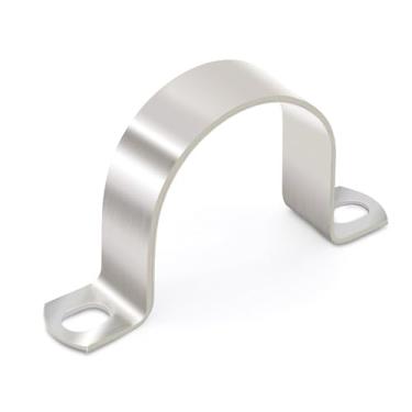 Imagem de FamlTol 6 peças Braçadeira de conduíte de 6 cm Suporte de tubo SS 304, braçadeiras de tubo para cabo/tubulação de água/tubo, braçadeira de tubo resistente | OD 2-3/20.3 cm | 6 peças