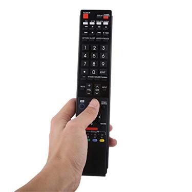 Imagem de ZJchao Substituição de Controle Remoto de TV, Controle Remoto de Substituição Portátil de TV Universal GB118WJSA Controlador para LCD LED, 9,4x1,9x0,4 Polegadas Preto