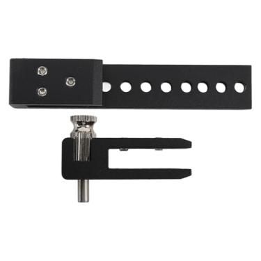 Imagem de YOUTHINK Fechadura para Porta Deslizante de Banheiro, Sem Moldura, Aço Inoxidável, Fechadura para Porta de Vidro Com 12 Furos, para Casa, Hotel (Preto 10mm)