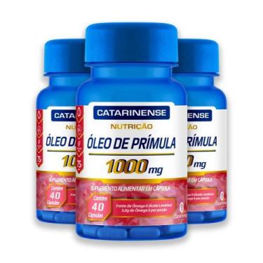 Imagem de Kit 3 Óleo de Prímula Catarinense 40 Cápsulas, sem sabor