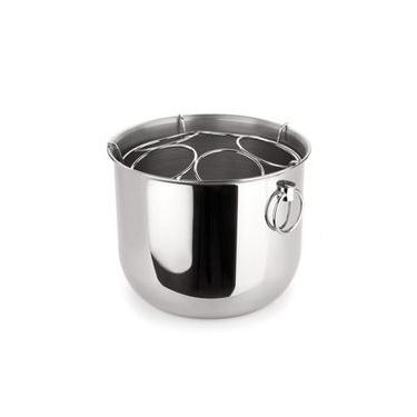 Imagem de Champanheira em aço inox Forma 12 litros com alça: Elegância e grande capacidade para eventos e festas