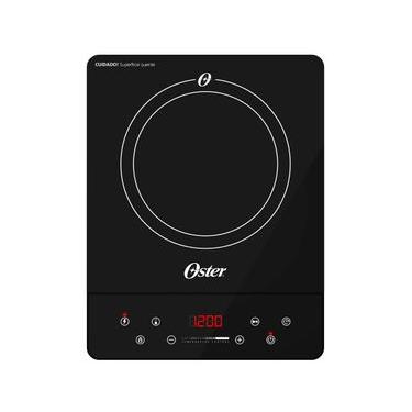 Imagem de Cooktop Portátil por Indução Oster em Vitrocerâmico com 01 Boca, Painel Touch Preto - OTOP100