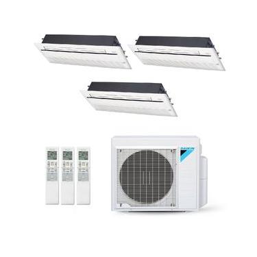 Imagem de Ar-Condicionado Multi Split Inverter Daikin 24.000 BTUs (3x Evap Cassete 1 Via 9.000) Quente/Frio 220V