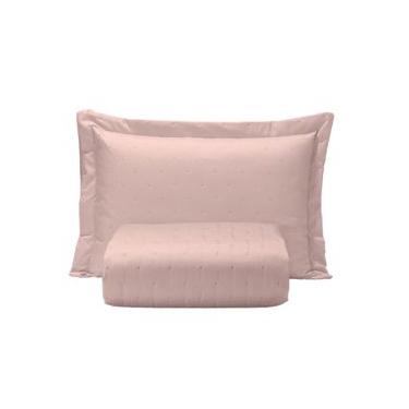 Imagem de Cobre Leito Toque De Algodão Ultraessence Solteiro Rosa Tule 160X240cm - Hedrons Solteiro