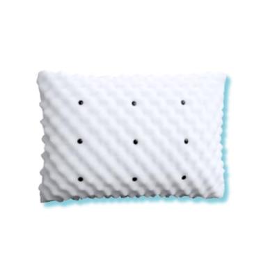 Imagem de Kit Travesseiro Magnético Ortopédico com Infravermelho e Espuma Massageadora para Conforto e Relaxamento - Terapêutico Anti-Ronco (CAPA SIMPLES,1 UNIDADE)