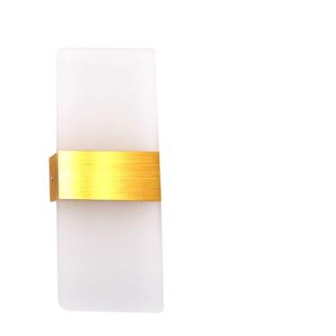 Imagem de AC 85-265V 6W Aplique de Parede LED Moderno Lâmpada Up Down Acrílico Alumínio Iluminação Interior para Quarto Varanda Co