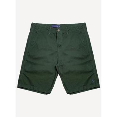 Imagem de Bermuda Sarja Aleatory Lisa Verde-Masculino