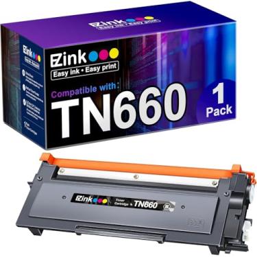 Imagem de E-Z Ink Cartucho de toner de substituição compatível para Brother TN660 TN630 Alto rendimento para uso com impressora HL-L2300D HL-L2380DW HL-L2320D DCP-L2540DW HL-L2340DW HL-L2360DW MFC-L2720DW