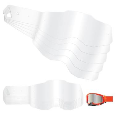 Imagem de Óculos de proteção para óculos 100% RC2/AC2/ST2, padrão para sistemas de óculos Strata 2/Racecraft 2/Accuri 2ª geração 2, proteção de lente para Dirt Bike e Motocross, pacote com 25