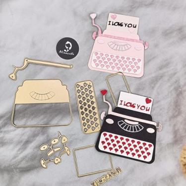 Imagem de Alinacutle Die Cut Dies corte de metal cortado para embalagem de presente papel artesanato feito à mão cartões DIY cartões comemorativos scrapbooking e álbum decoração de presentes de férias (máquina