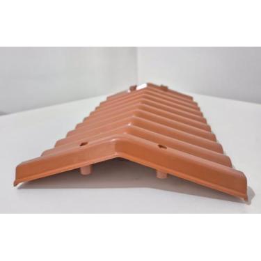 Imagem de Capa Muro Rufo Plástico Pingadeira kit 21un - Tamanho 33cm x 20cm - Fá