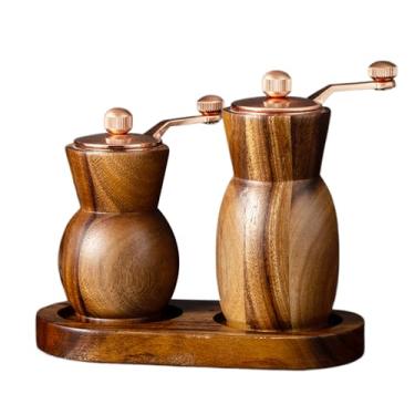 Imagem de Moedor de Sal e Pimenta - Moinho Manual Reutilizavel Com Ajuste De Moagem | Moinhos De Sal E Pimenta Manuais | Para Temperar Feijao Chili Cozinha Casa Balcao Restaurante Acampamento Piquenique