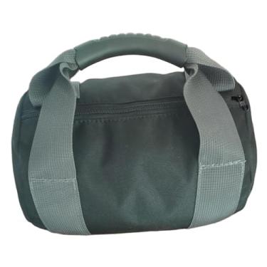 Imagem de Aymzbd Saco de areia para kettlebell (areia não incluída). Somente o saco com alça. Ideal para treino, cross training e boxe, Cinza