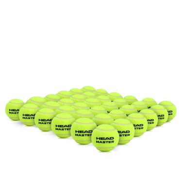 Imagem de Bola de Tênis Head Master - Sem Pressão - Saco com 36 Bolas