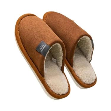 Imagem de Chinelos De Inverno Antiderrapantes Para Casal, Quentes, Macios E Conf