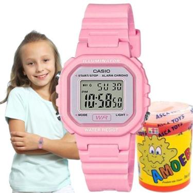 Imagem de Relógio de Pulso Casio Infantil Digital Standard Rosa LA-20WH-4A1DF + 