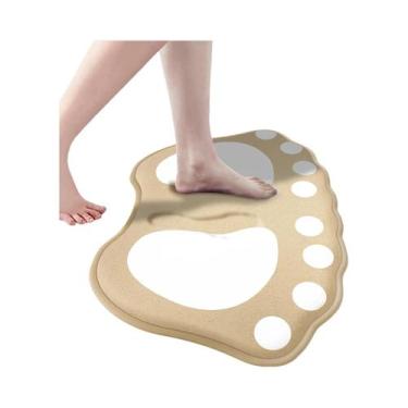 Imagem de Tapete De Banho Antiderrapante Com Padrão De Garras, Tapete Absorvente