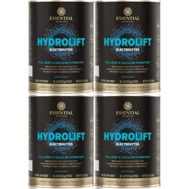 Imagem de 4x Essential Nutrition - Hydrolift Neutro Lata 54g 30 sachês Sabor:Neu