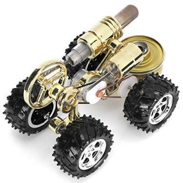 Imagem de Acouto Motor Stirling Modelo de Carro Em Miniatura - Brinquedo Educacional para Experimentos Científicos de Física para Crianças e Adultos - Entusiastas da Ciência - Montado e para Usar - Ferramenta