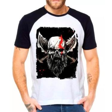 Imagem de Camiseta kratos god of war games jogos camisa masculina lançamento 01 
