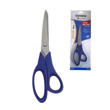Imagem de "Tesoura Basic Blue Multiuso 7"" Corneta"