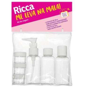 Imagem de Kit de Viagem Me Leva Na Mala Ricca Belliz Branco Cod. 3308