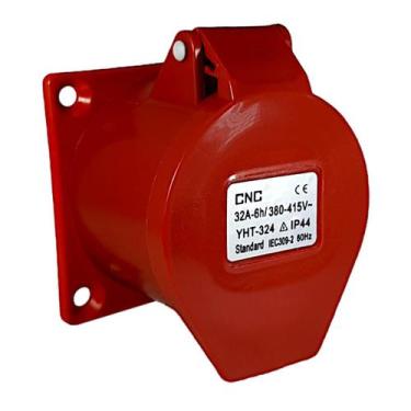 Imagem de Tomada Industrial Sobrepor Femea Modelo Yht-324 380-415V 32A - Cnc