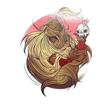 Imagem de Adesivo De Vinil Impermeável Orixá Obaluaê 10X13 Cm - Bialluz Presente